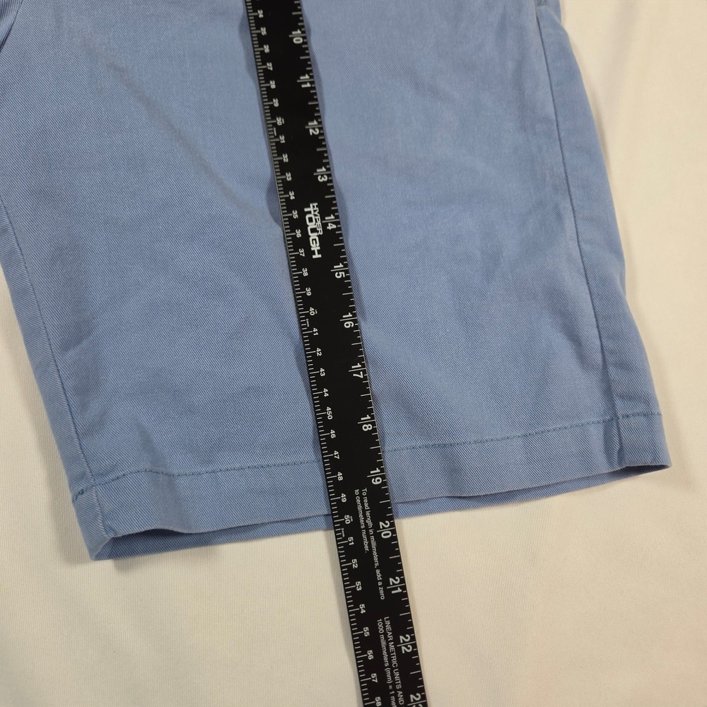 Tommy Bahama Boracay Shorts Mens 32 Light Blue Stretch Chino Flat Front 9 Inseam - Picture 8 of 11